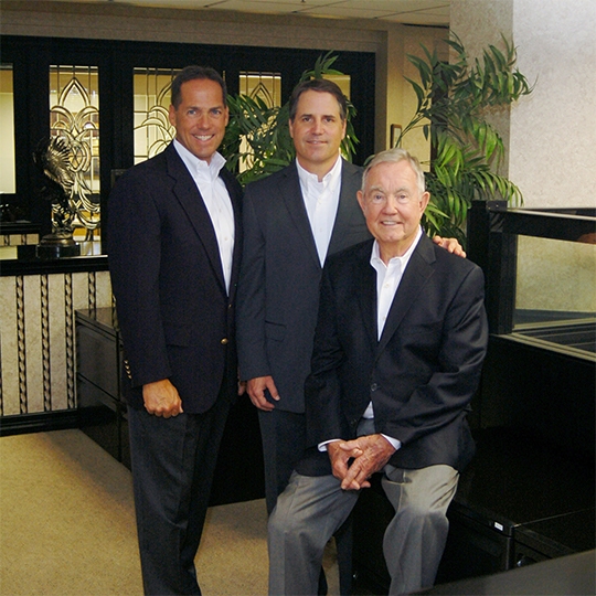 Bill, Chip, and Greg in the Continental Convenience Solutions office.